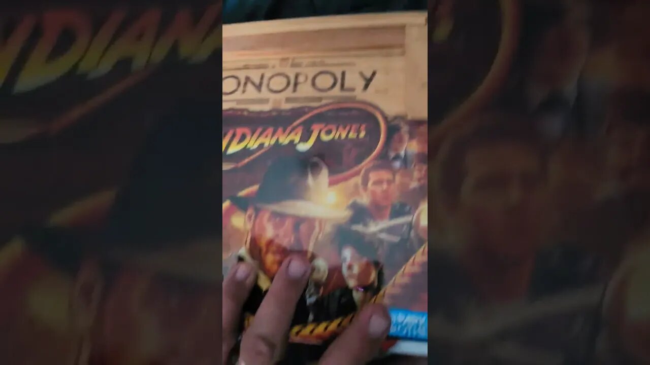 Indiana Jones Monopoly Crate #indianajones #monopoly #shorts