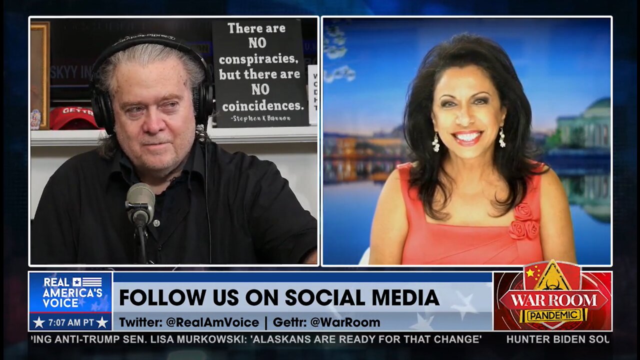 Brigitte Gabriel Joins Steve Bannon on WarRoom to Discuss Ketanji Brown Jackson