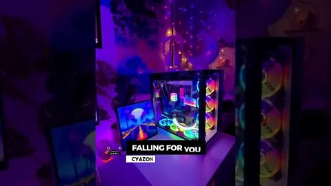 Neon Retro Synthwave Gaming Room 😍🔥🎮🎶 | Best Gaming Room Setups featuring Bass Rebels Music #Shorts