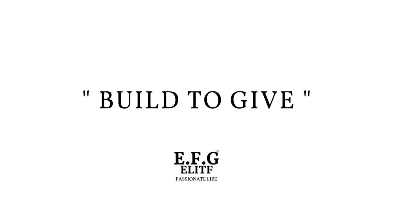 The Next 365 Days Think Passion, Think EFGELITF®, We build value for the future #EFGELITF