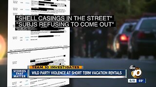 Team 10 investigates wild, violent parties at short term vacation rentals