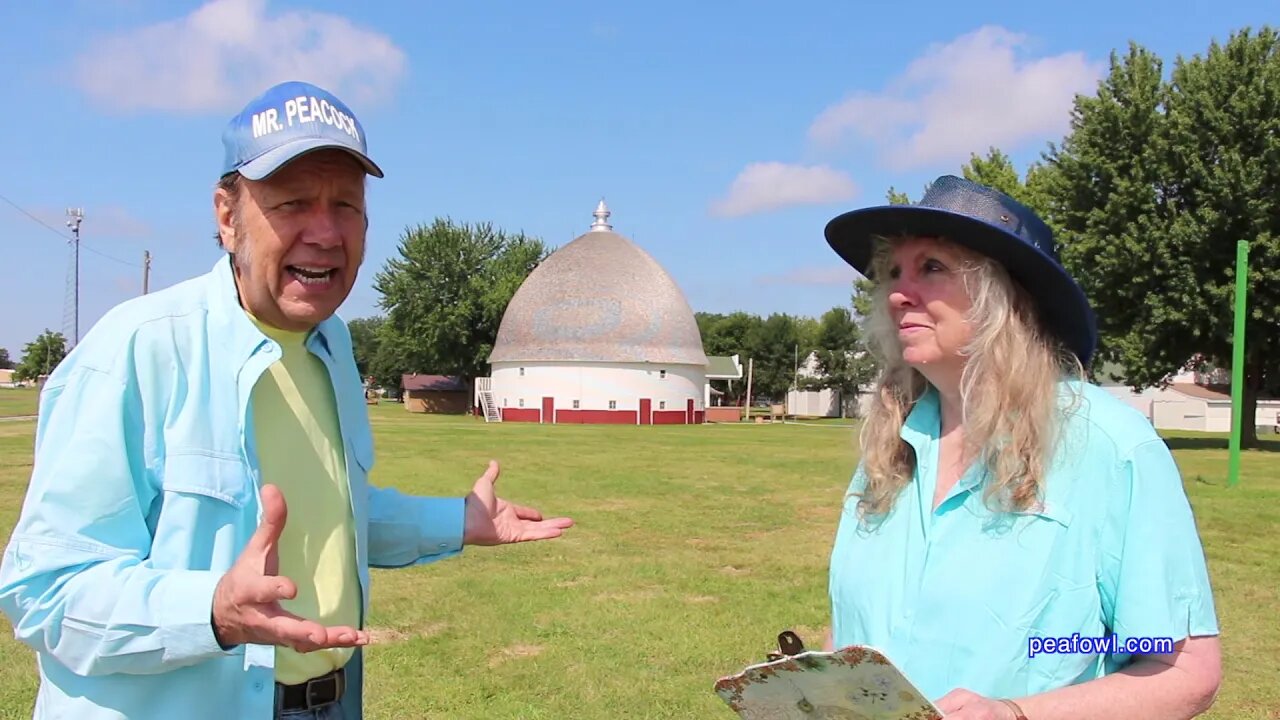 Round Barn, Le Mars, Ia. Travel USA, Mr. Peacock & Friends, Hidden Treasures