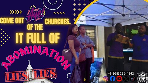 AYE! COME OUT OF THE CHURCHES. IT FULL OF ABOMINATION.