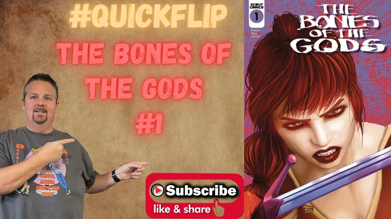 The Bones of the Gods #1 Scout Comics #QuickFlip Comic Review Brendan Deneen, Mauricio Melo #shorts