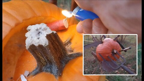 SMASHING and BLOWING up PUMPKINS