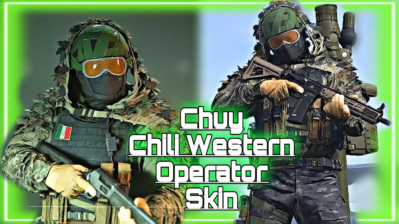 CHUY CHILI WESTERN SPACE OPERATOR SKIN SHOWCASE - CALL OF DUTY MODERN WARFARE 2/WARZONE 2