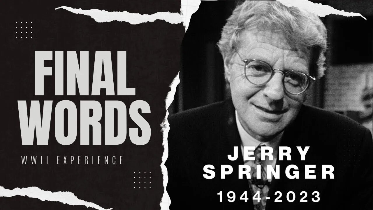 Jerry Springer's Final Words: Sharing His WWII Experience and Response to Chuck D