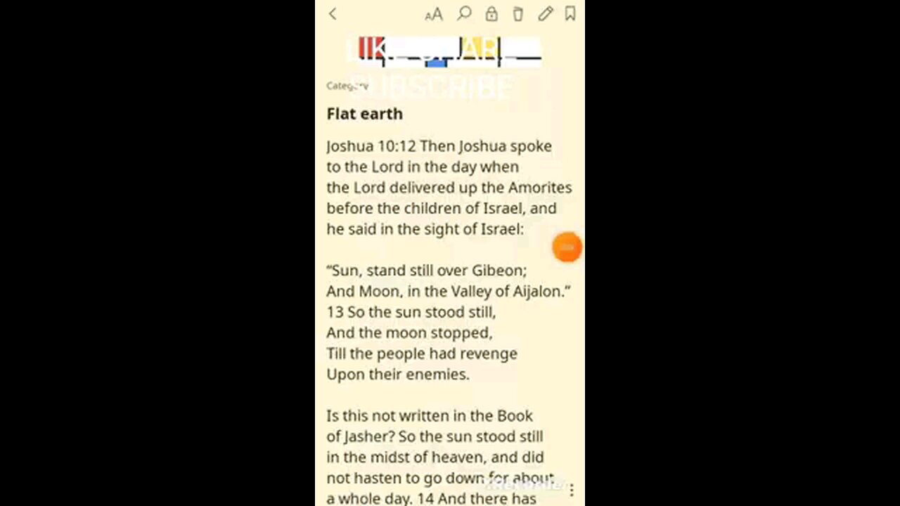 FLAT EARTH IS BIBLICAL AND OBSERVABLE