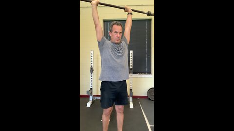 Barbell overhead press