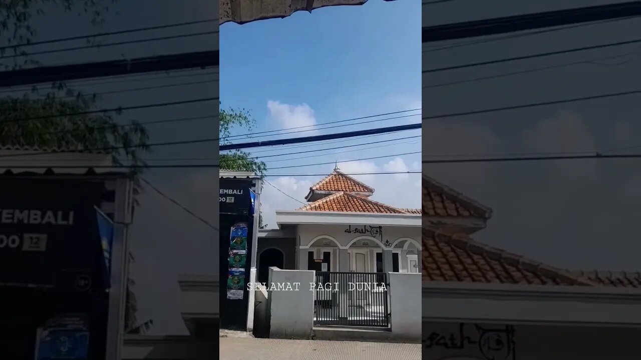 selamat pagi dunia, salam damai #selamatpagi #short #shorts