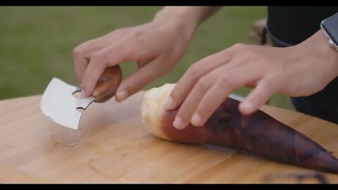 Spring search delicious, to dig bamboo shoots, stir-fry a plate of fresh 1