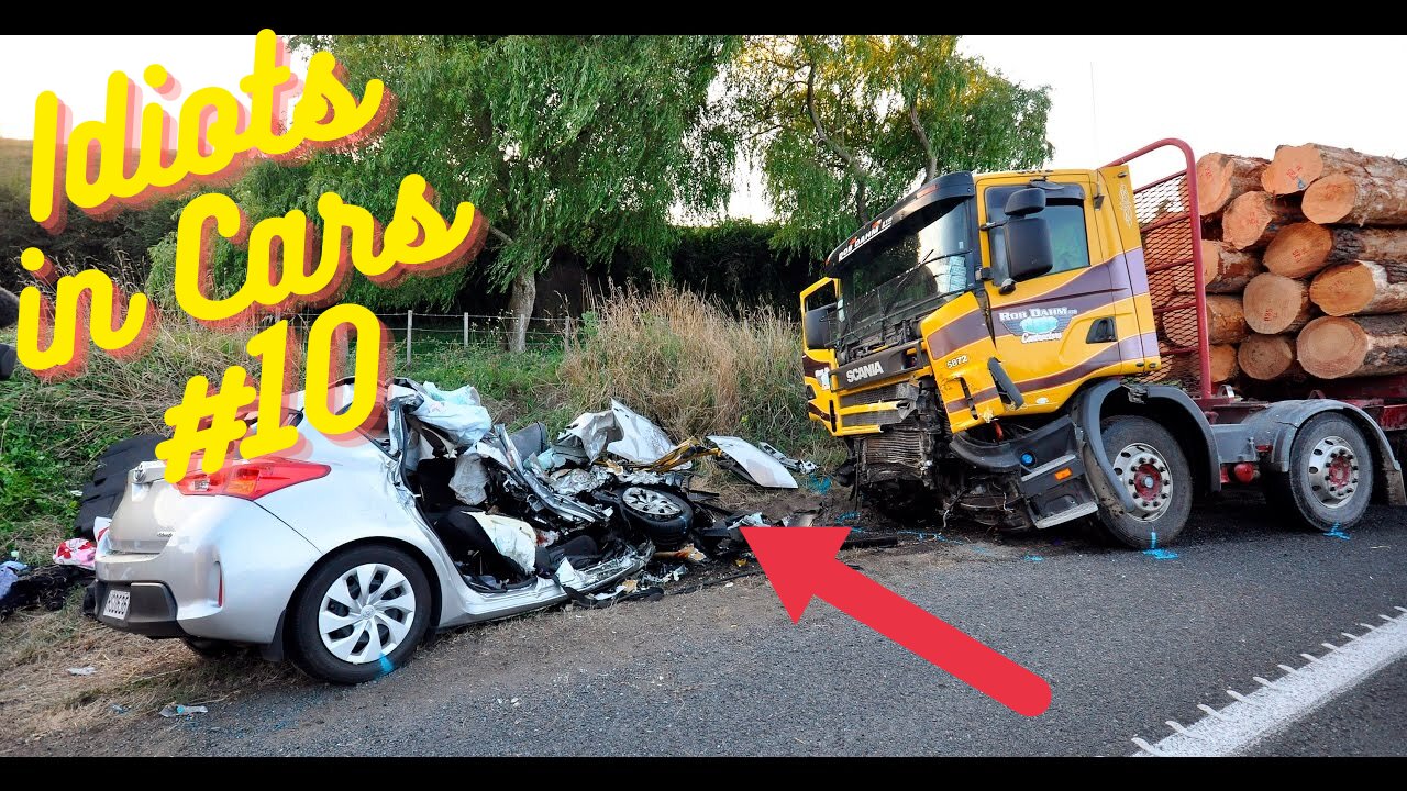 Idiots in cars compilation #10 Idiot car crashes, stupid drivers and more