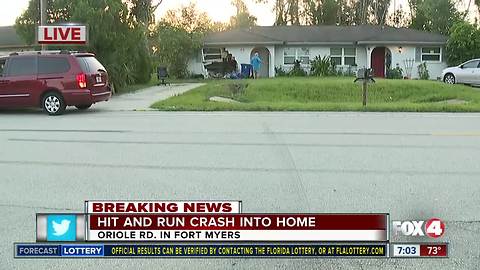 Car crashes into home