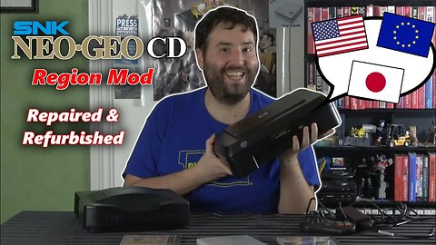 SNK Neo Geo CD, Mods, Repairs, & All English Games! - Adam Koralik