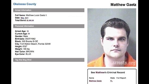 Matt Gaetz Arrested as Head of Pedophilia Ring