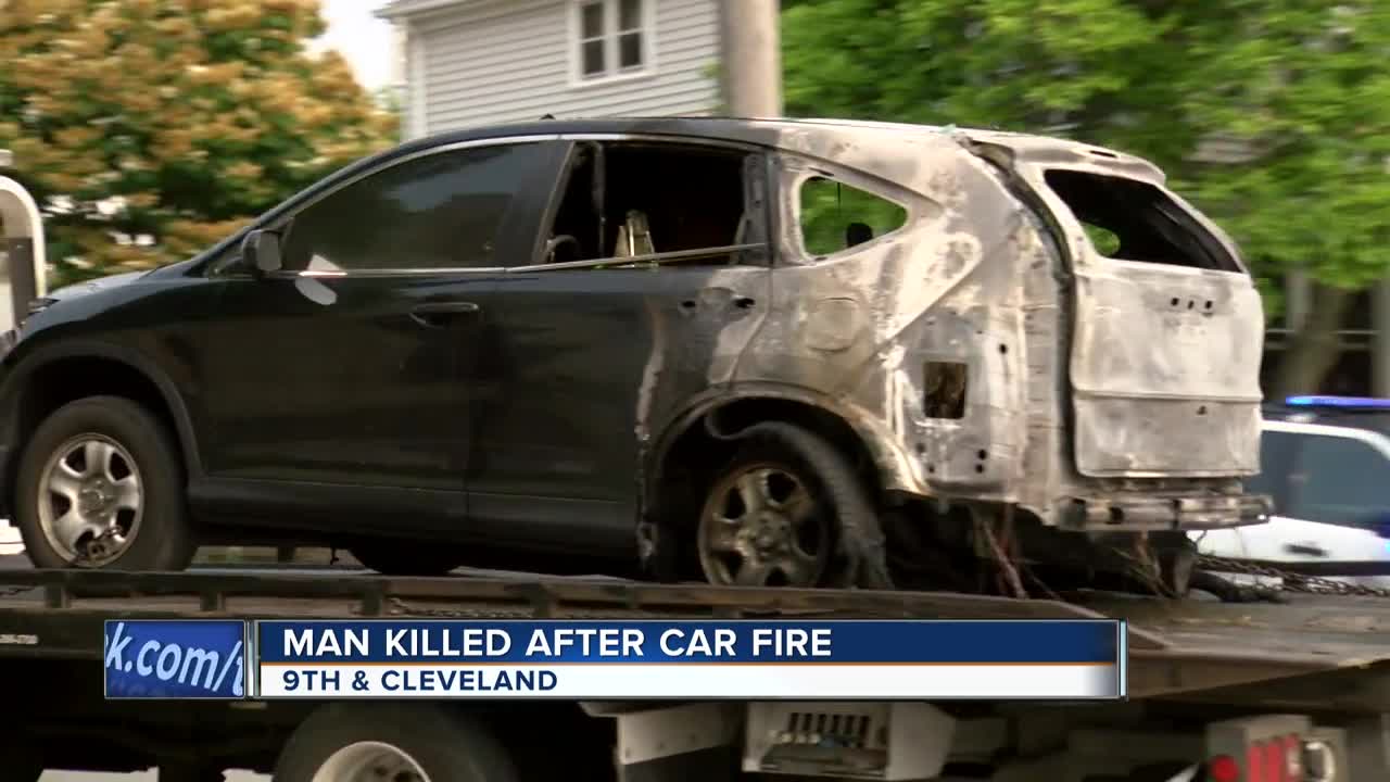 Man killed after car fire on Milwaukee's south side