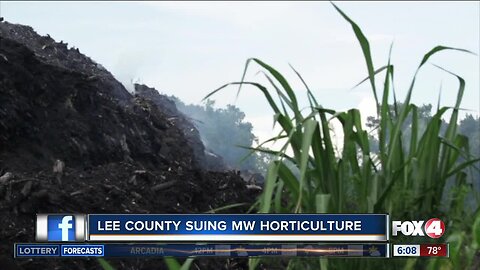 Lee County suing MW Horticulture over mulch fires