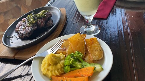 Very tasty food on the mountain top