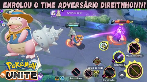 SLOWBRO O JARDINEIRO ENROLÃO POKÉMON UNITE GAMEPLAY