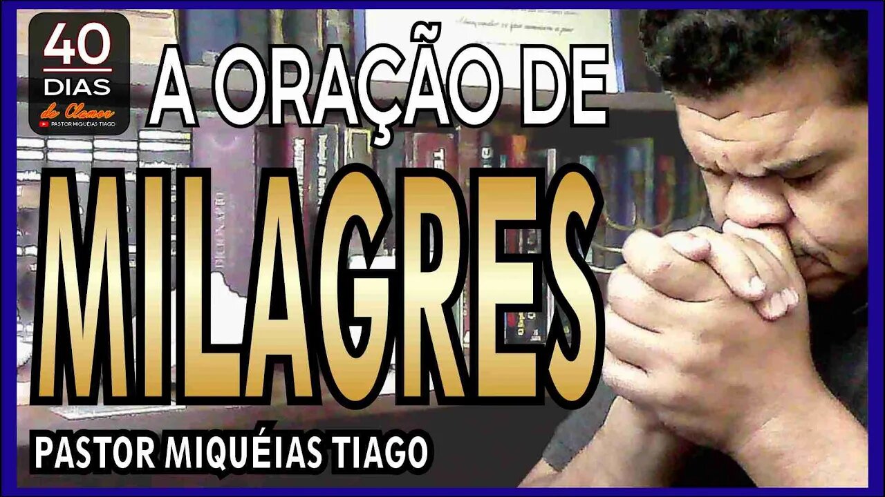 🔴LIVE #ep185 - #40diasdeclamor - Pr Miquéias Tiago