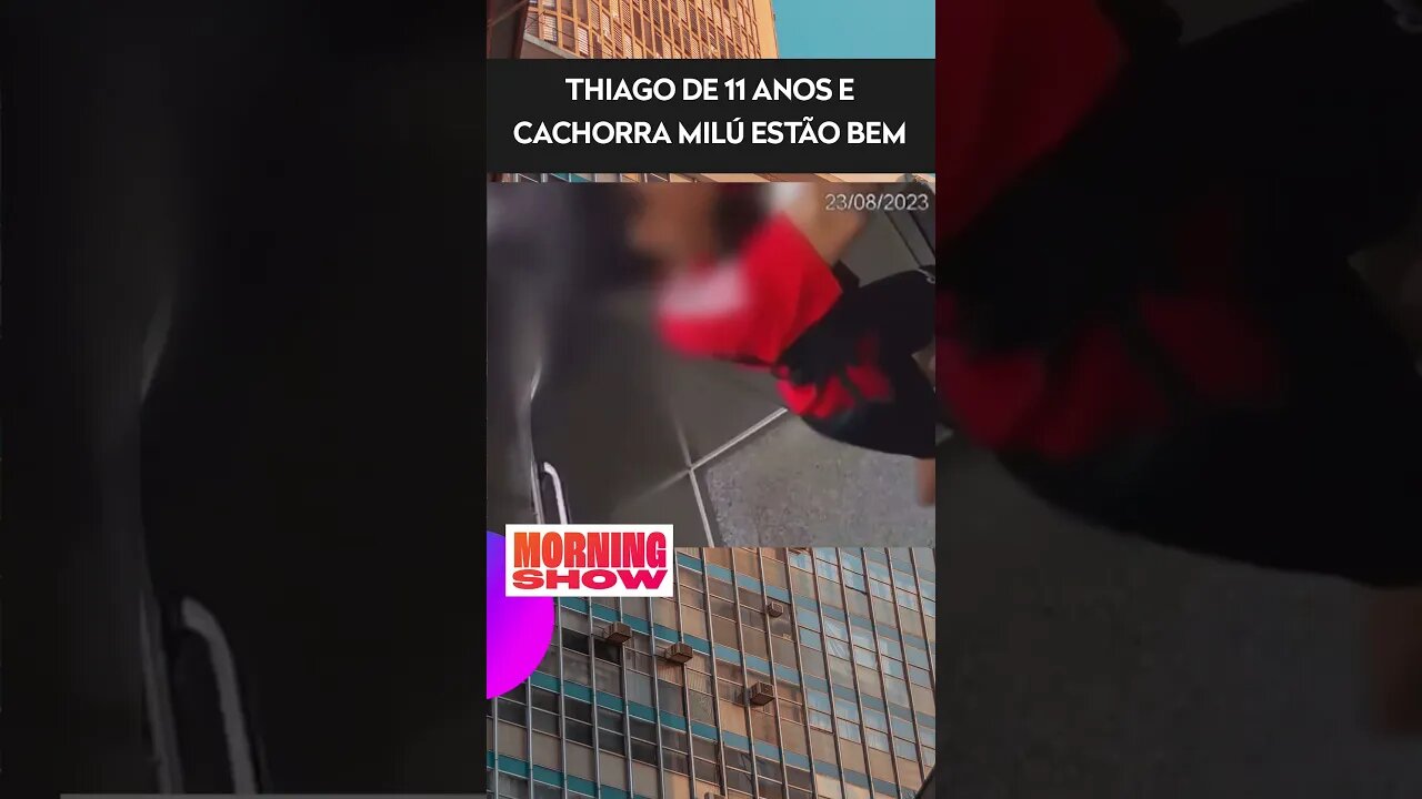 CRIANÇA SALVA CADELA QUE FICOU PRESA EM ELEVADOR #shorts