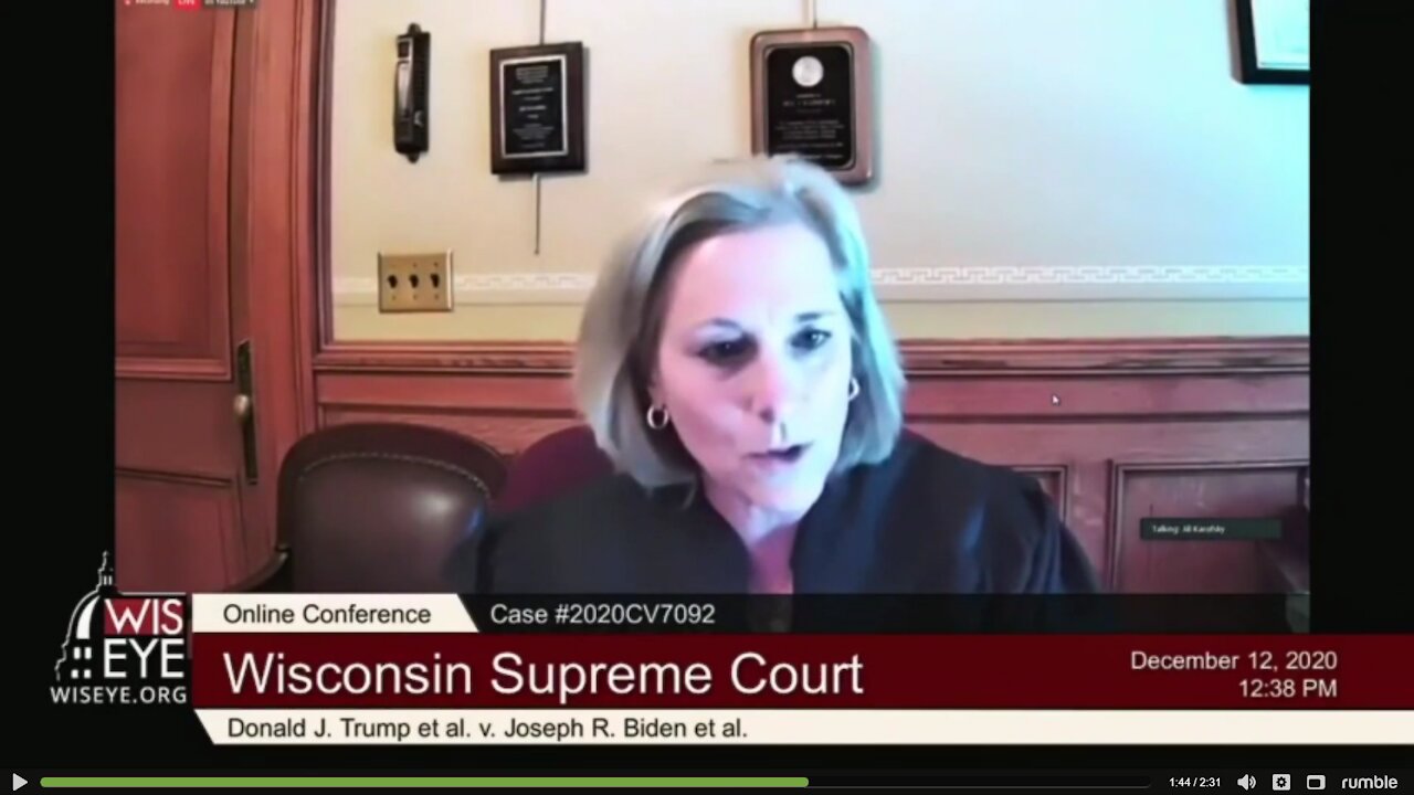 Trump Case SCREAMING JUDGE SHUT DOWN AGAIN!!! Wisconsin Supreme Court