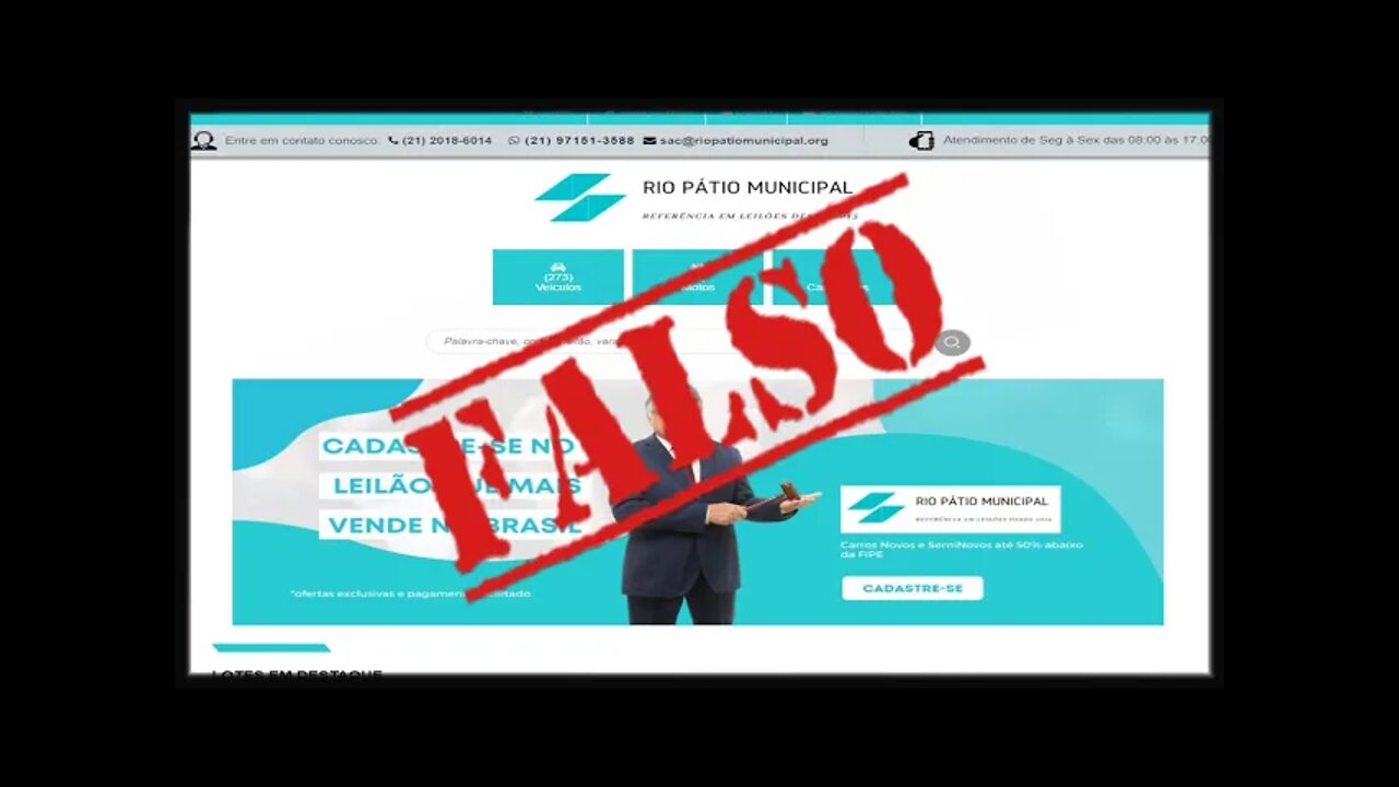 SITE DE LEILÃO FALSO: COMO IDENTIFICAR E O QUE FAZER SE JÁ SE CADASTROU E ENVIOU DOCUMENTOS