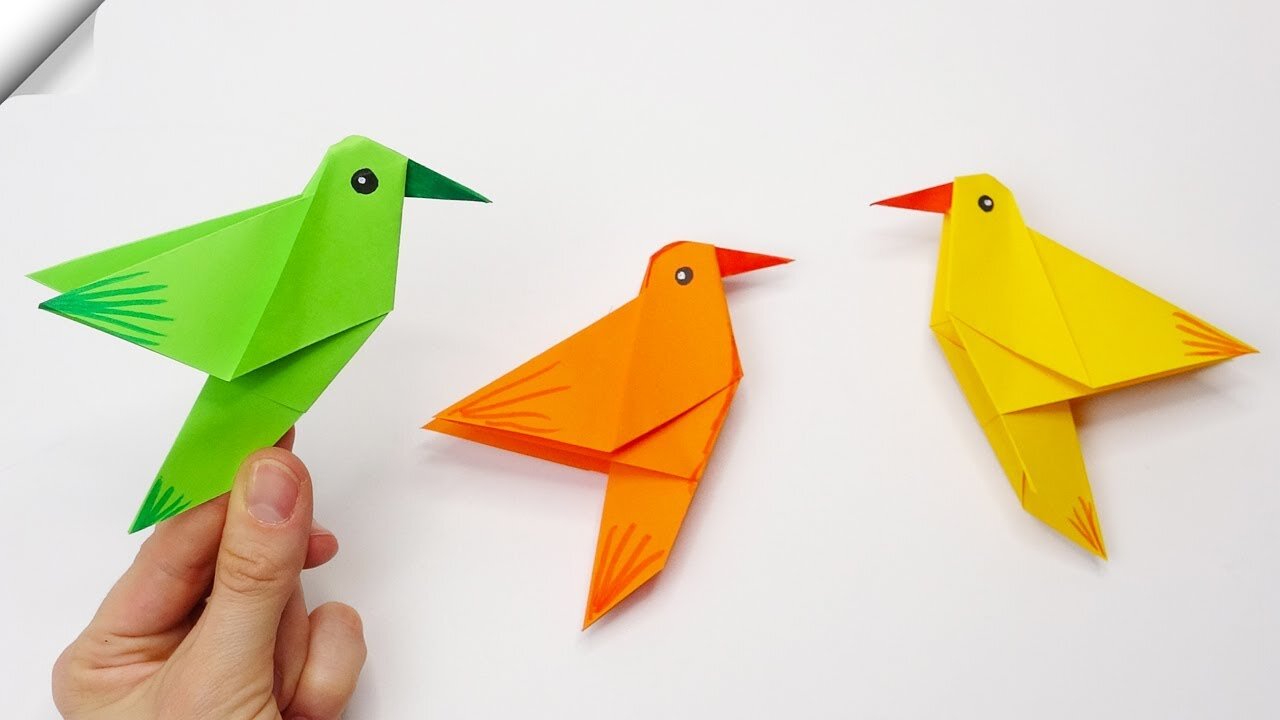 Best Flying hummingbird | How to Make Paper Bird |