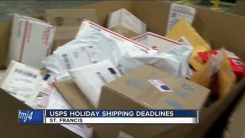 USPS Christmas deadlines are approaching