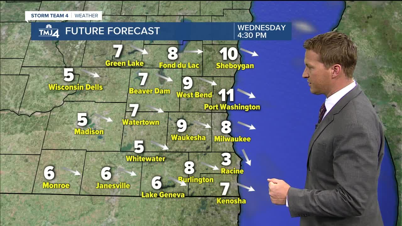 Lots of sunshine Wednesday