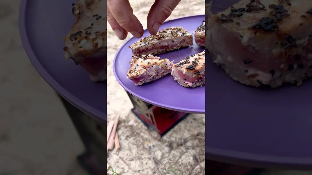 Outdoor Grilling: Tuna Steak Edition #camping