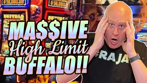 WOW! I Destroyed Buffalo Link In Atlantic City!! High Limit Slot Action Like Never Before