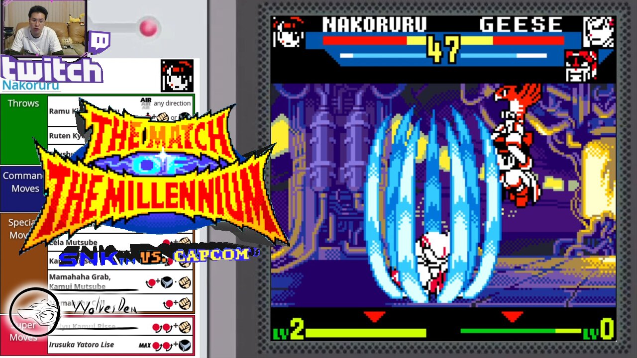 (NeoGeo Pocket Color) SNK vs. Capcom Match of the Millennium - 18 - Nakoruru - Lv Gamer