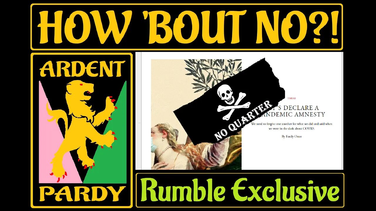 Pandemic Amnesty Call... And Response! ~ Rumble Exclusive