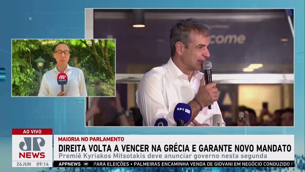 Direita vence eleições na Grécia e garante novo mandato para primeiro-ministro conservador