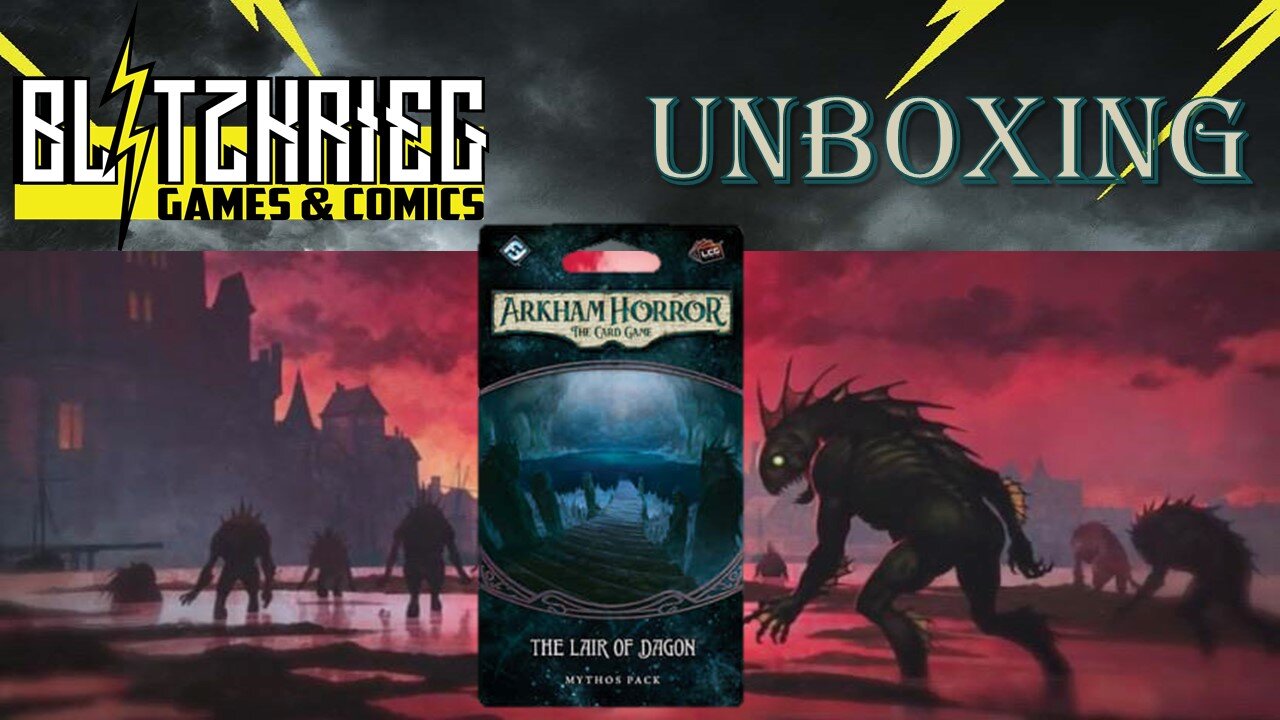 Arkham Horror: Card Game / Lair of Dagon Mythos Pack Innsmouth Conspiracy Scenario 7 Pack 5