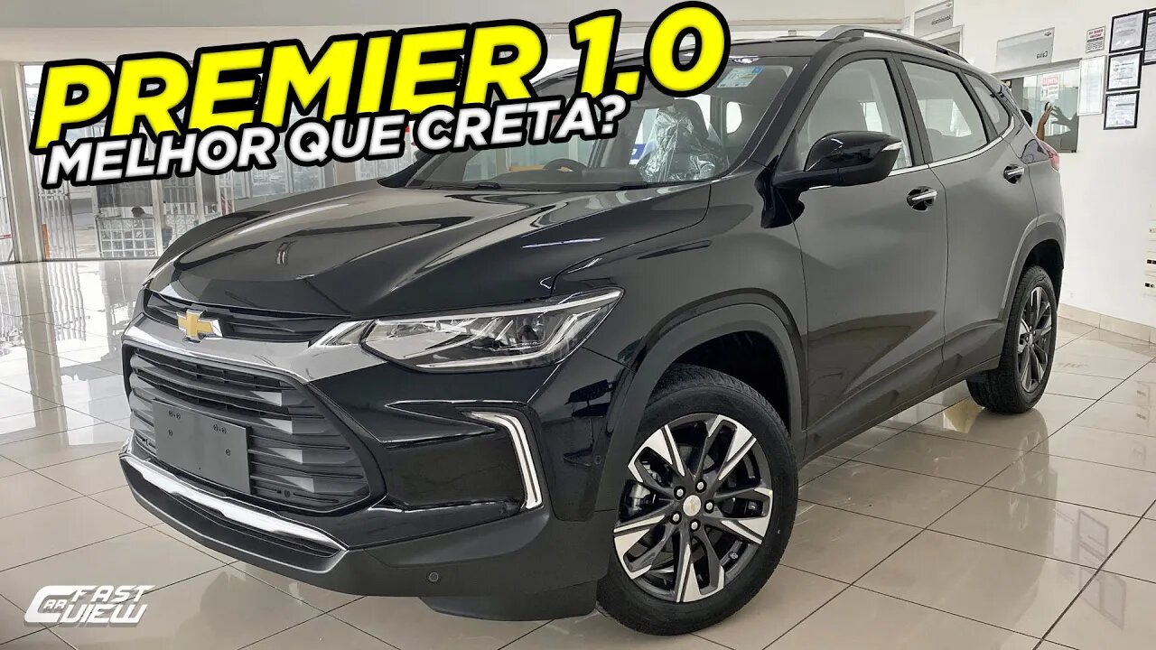 NOVA CHEVROLET TRACKER PREMIER 1.0 TURBO 2022 ENTREGA POUCO PELO QUE COBRA? VOU DE CRETA!