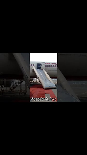 Watch Most Advanced Air India #Boeing #B787 Escape Slide Shooting #Aviation #AeroArduino