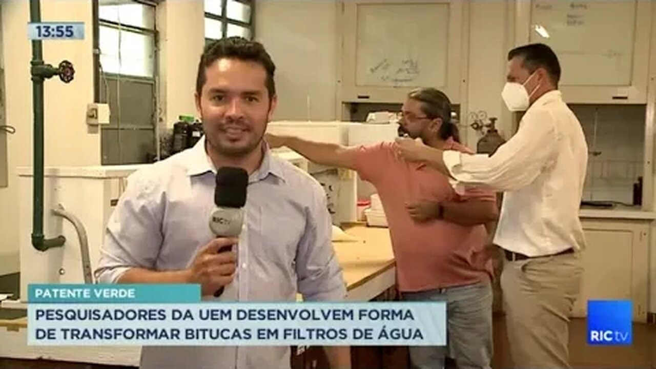 Pesquisadores da UEM deselvolvem um hidrocarvão ativado, a partir de bitucas BALANÇO GERAL 12 01 23