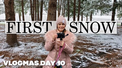 FIRST SNOW & More GI Symptoms... | Vlogmas Day 10