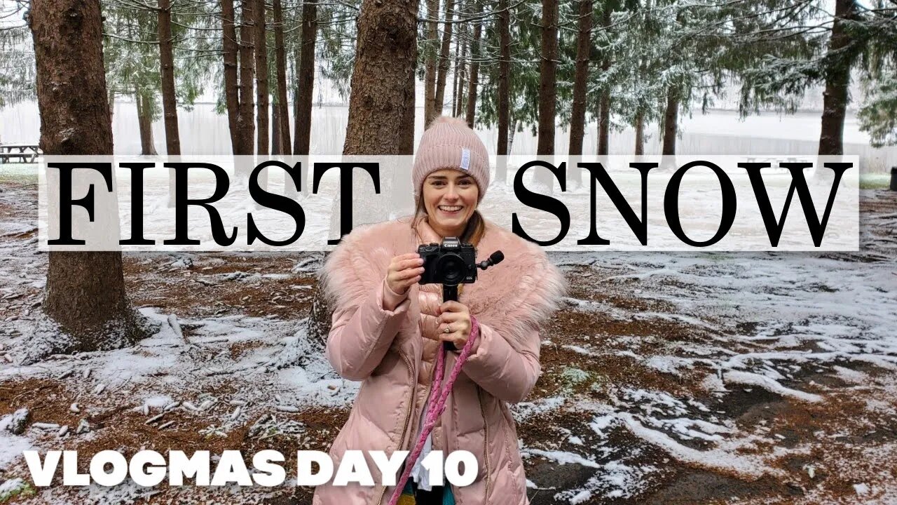 FIRST SNOW & More GI Symptoms... | Vlogmas Day 10