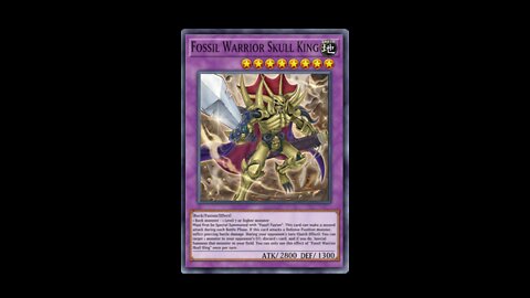 Yu-Gi-Oh! Fossil Warrior Skull King