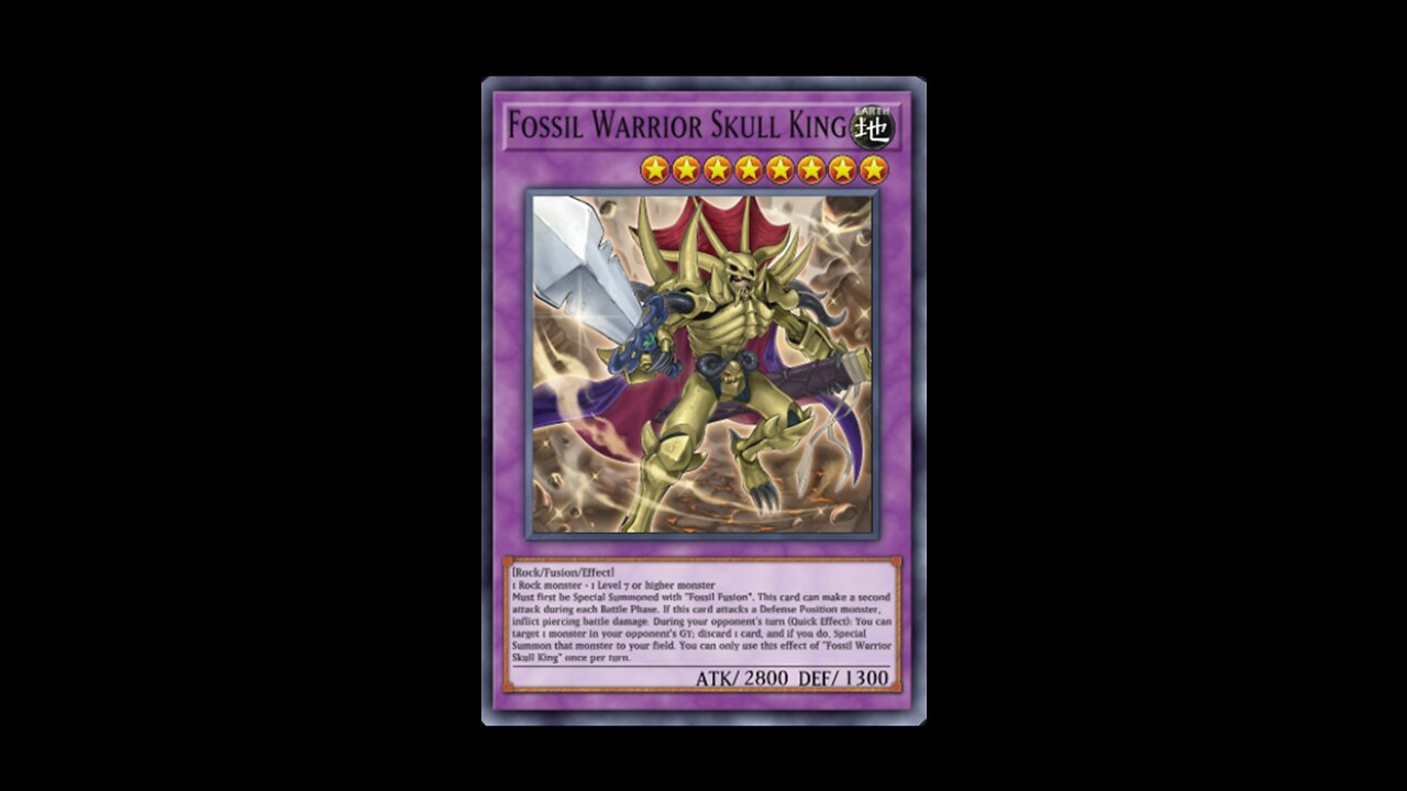 Yu-Gi-Oh! Fossil Warrior Skull King