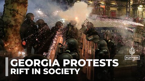 Georgia divided: Nightly protests point to rift in society