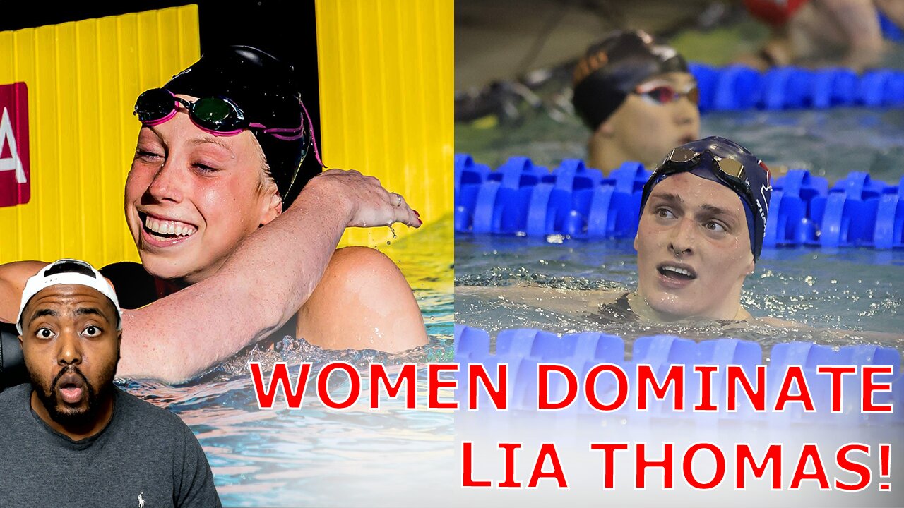 Lia Thomas EMBARRASSED Finishing DEAD Last In 100 Yard NCAA Championship Final Race!