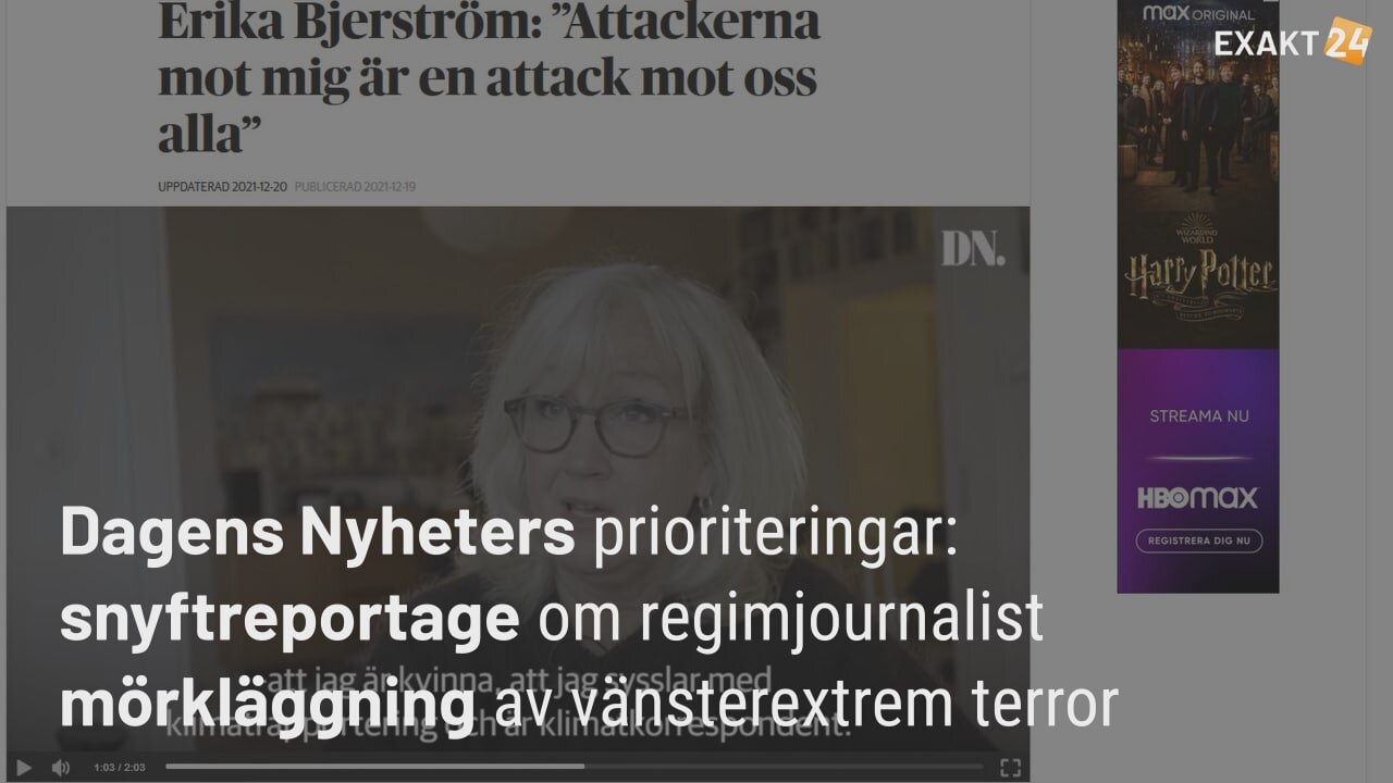 DN gör snyftreportage om kritik mot SVT-journalist – mörkar när oppositionell journalist attackeras