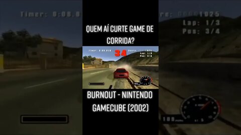 Burnout - Nintendo GameCube (2002) #nostalgia #retrogamer #Nintendo #anos2000 #gamer