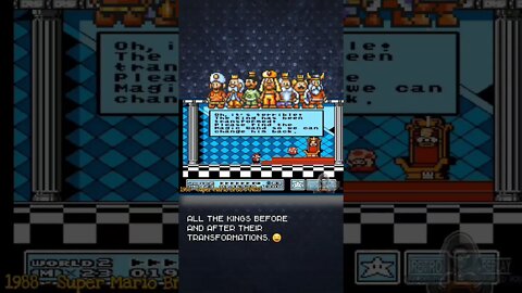 All kings before and after. #smb3 #mario #nes Who's actually seen them all?