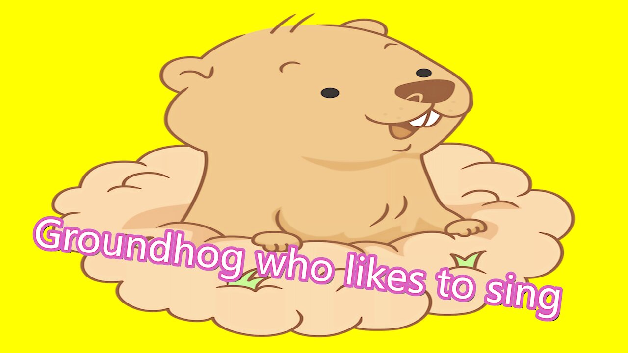 Let's take a look at the expression of the groundhog when it yells