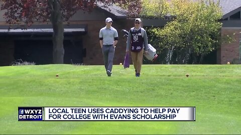 Local teen uses caddying to help pay for college